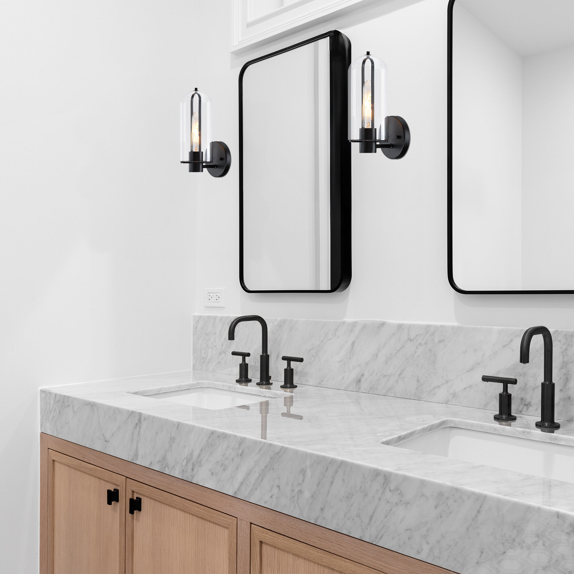 Skylar 1 Light 5.25 inch Matte Black Wall Sconce Wall Light